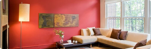Red Painted Wall