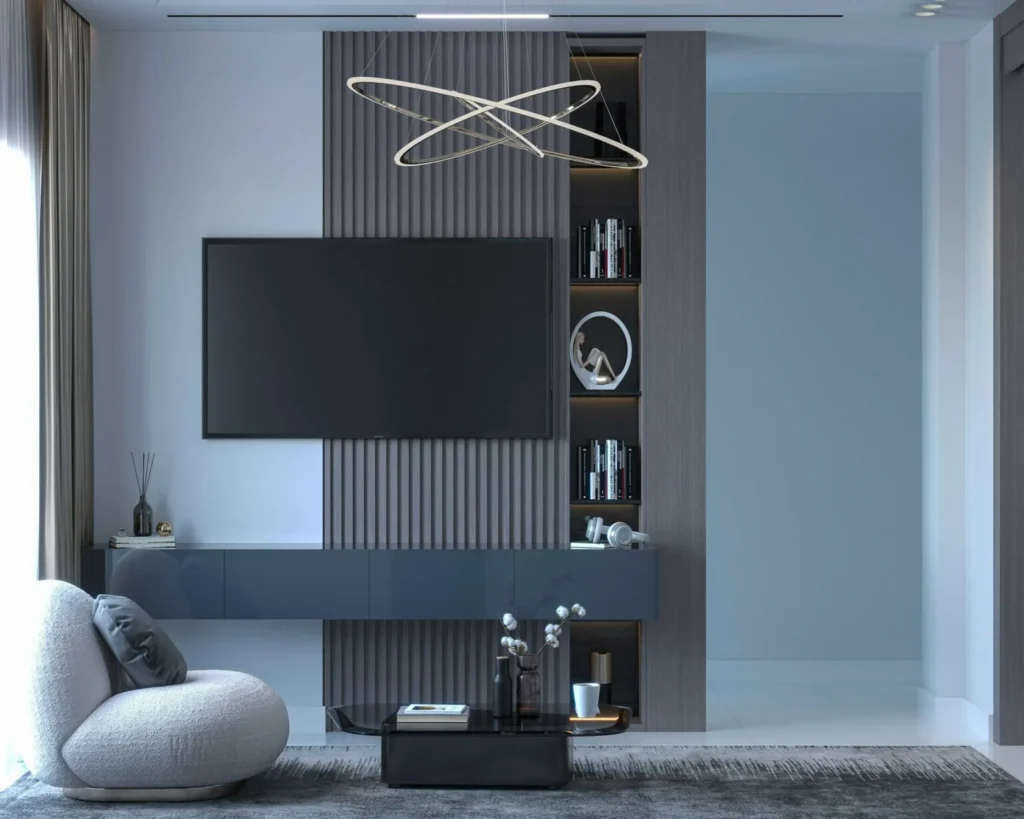 TV Decorated Wall